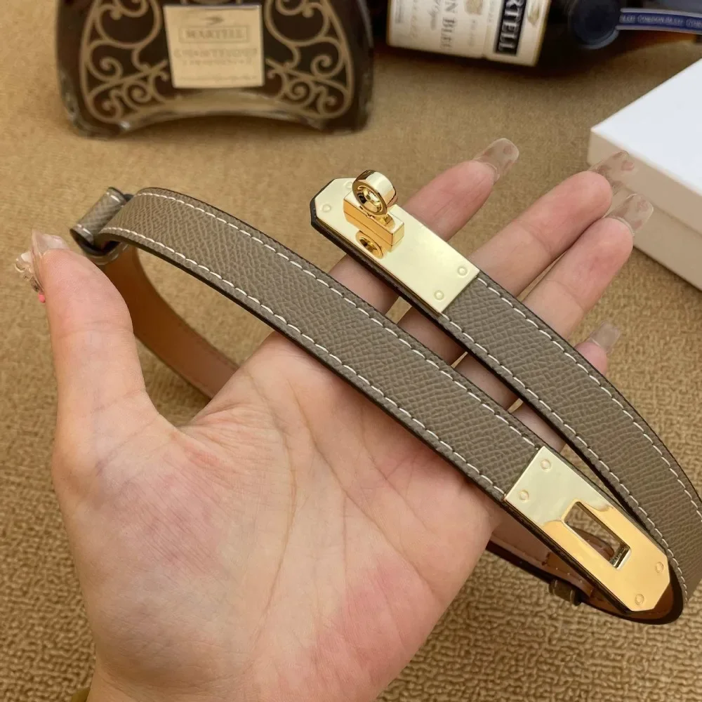 Thin 1.8 cm Arc de Triomphe Women's Belt Waist Seal New Suit Versatile Belt Decoration Small Fresh Trend