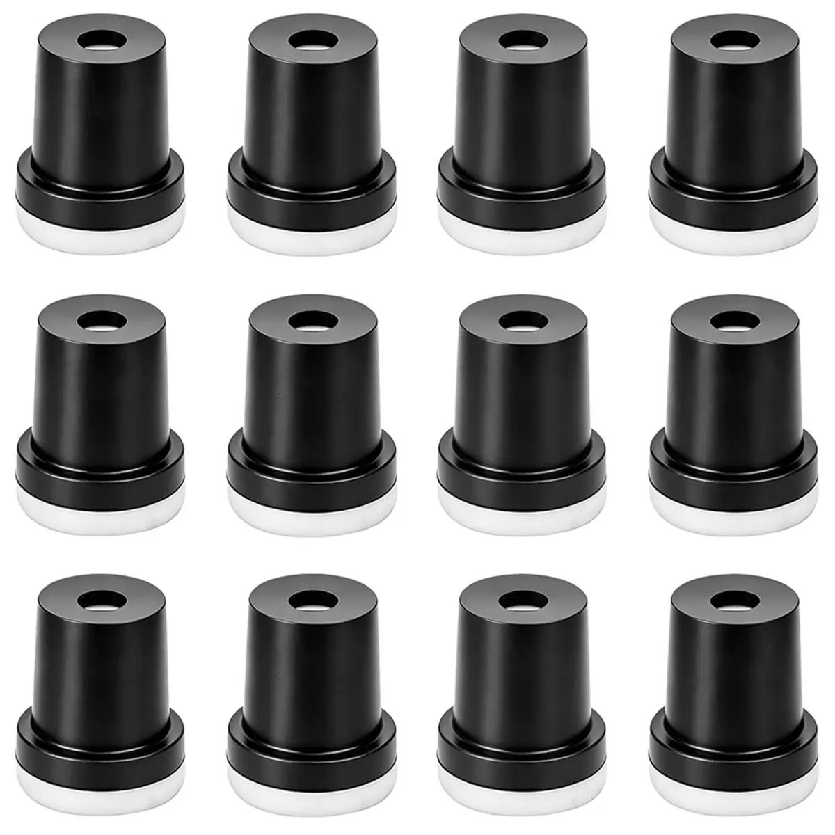 12PCS Ceramic Rubber Sandblasting Nozzle Tips, 2mm/2.5mm/3mm/3.5mm Abrasive Blast Nozzles Sandblaster Accessories