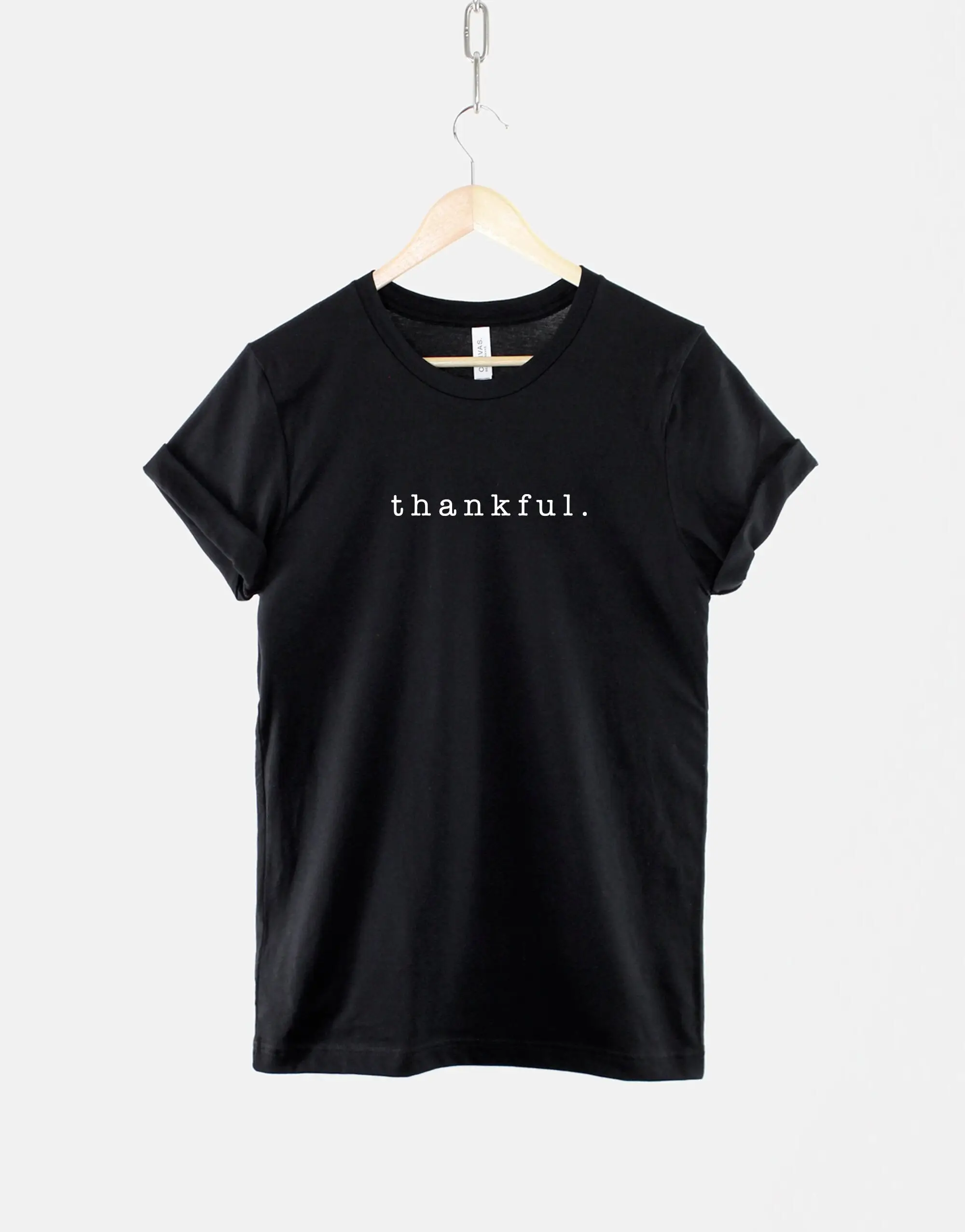 Thankful T Shirt Positive Slogan Gratitude Affirmation Mental Health Positivity For Women