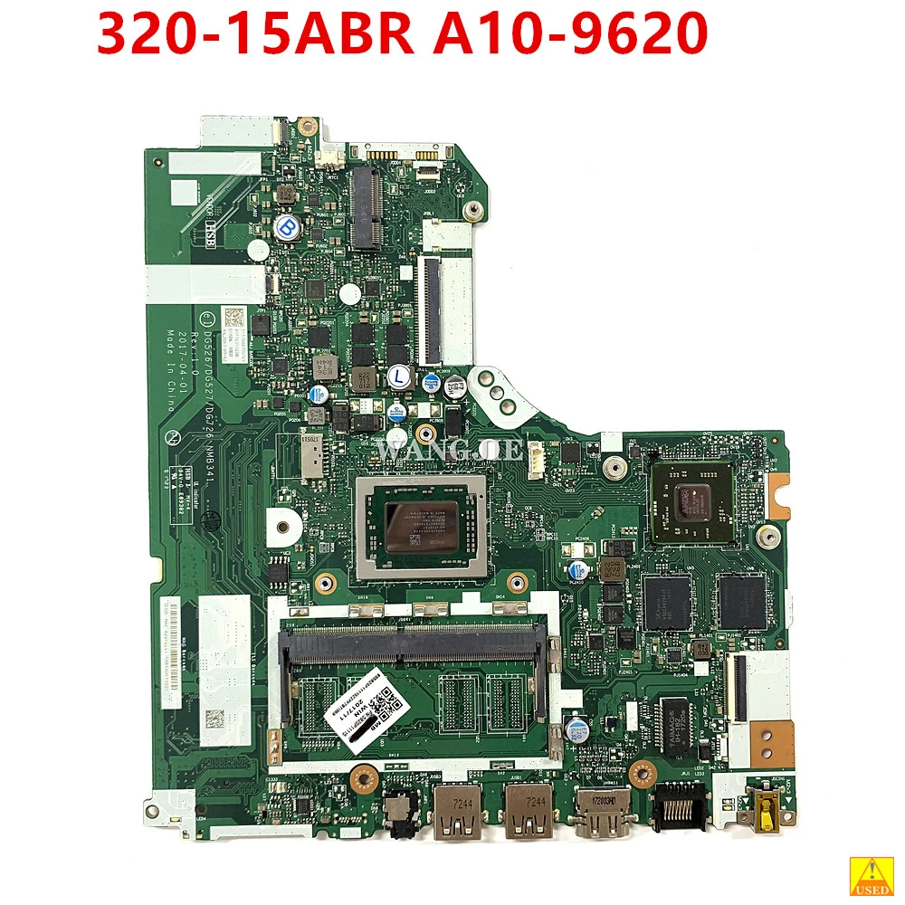 Imagem -01 - Placa-mãe Portátil para Lenovo Ideapad 32015abr Dg526 Dg527 Nm-b341 A10-9620 Cpu Swg 2g Fru 5b20p11115 100 de Trabalho