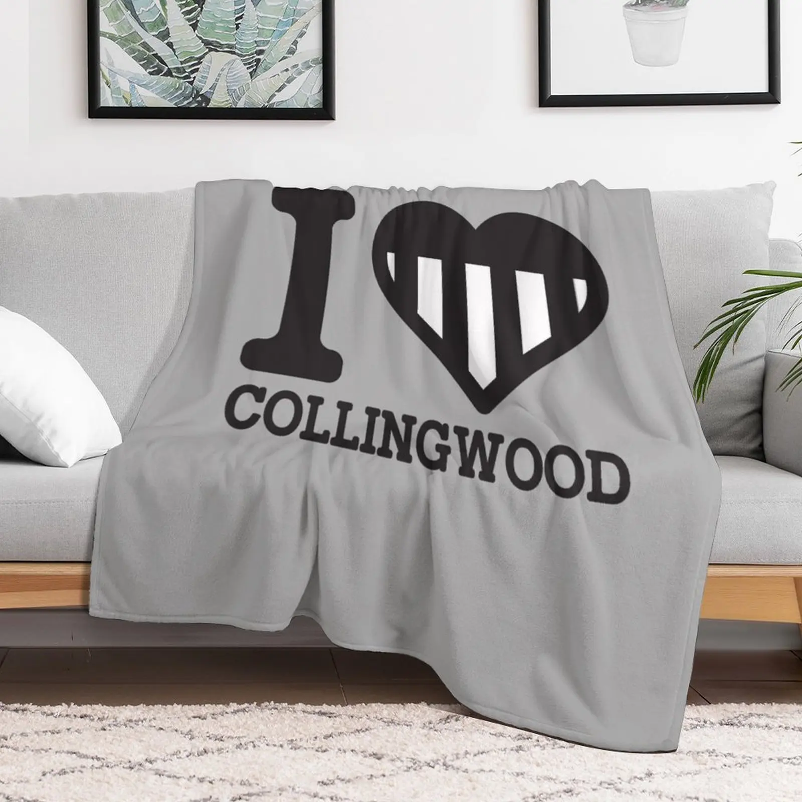 “I love Collingwood” AFL & AFLW Inspired Apparels, Merchandise, T Shirts, Leggings, Skirt, Mask, Apron Throw Blanket