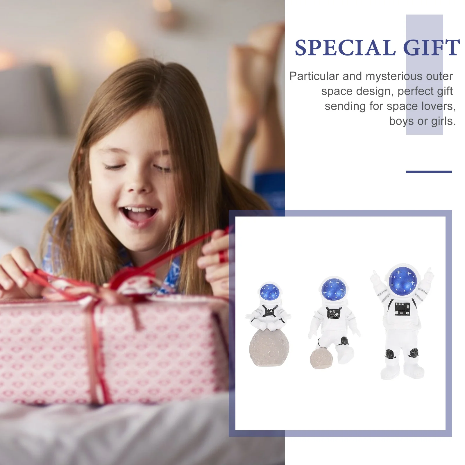 

3 шт., декор космонавта, креативное украшение для рабочего стола из смолы, украшение для домашнего офиса, космическая тема, яркое украшение из смолы, украшение в форме космонавта