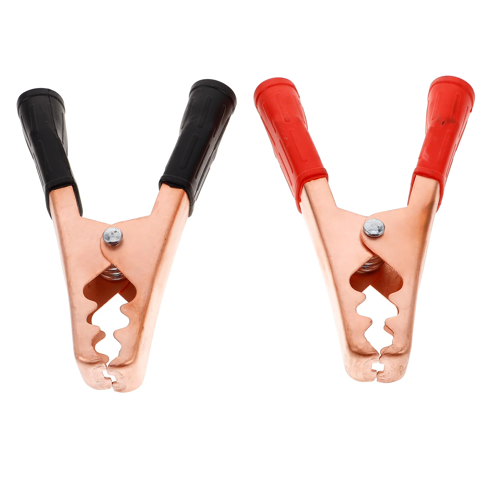 

2pcs Heavy Duty Jumper Cable Clamps Alligator Clips Clamps For Car Starter Wire Booster Cables Power Tool Clamp