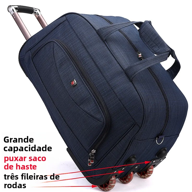 large-capacity-stackable-handheld-travel-bag-roller-skate-bag-men's-luggage-suitcase-for-business-trips-and-tourism