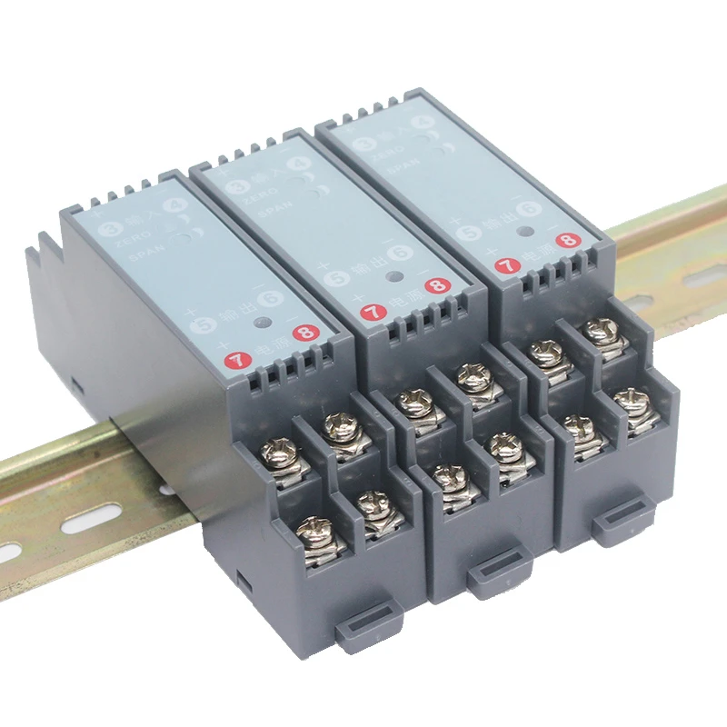 AC DC Voltage Transmitter High Precision 75mV 20V 50V 100V 200V 300V 1000V Transducer Sensor 4-20mA 0-10V Output