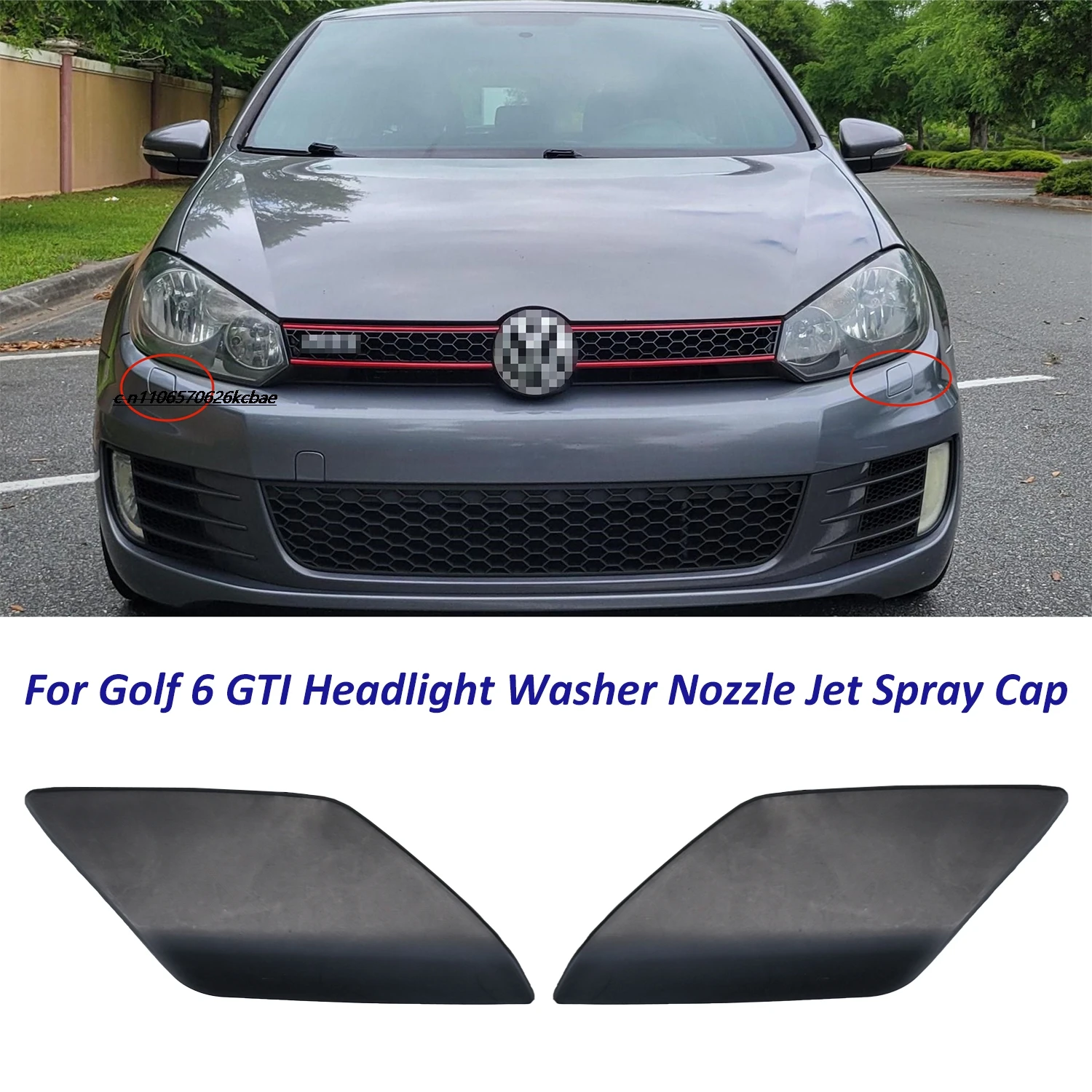 

Suitable for Volkswagen Golf 6 GTI 2009-2013 car headlight cleaning nozzle spray cap 5K0955109A 5K0955110A car replacement