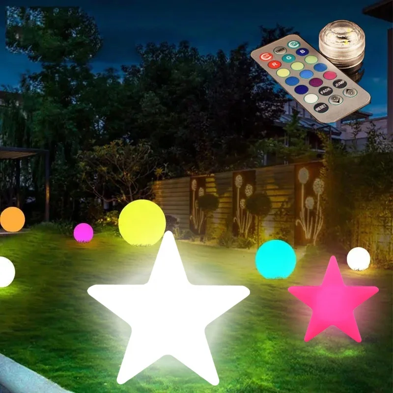 

2pcs/lot 4pcs/lot Party Stage Light Decoration Inflatable Decoration / inflatable Backyard Led Star Lighting