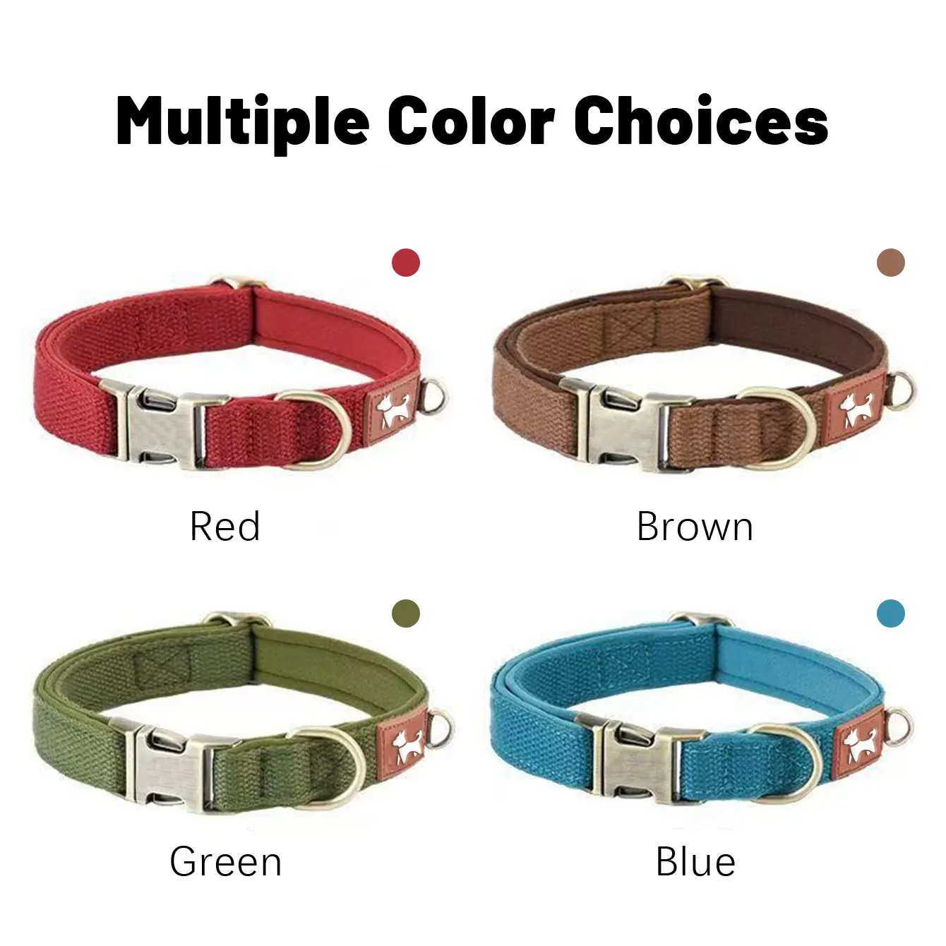 DC001-dog collars and pet neckbands, suitable for small, medium, and large dogs, perfect for outdoor use, anti-lost. gallery 5