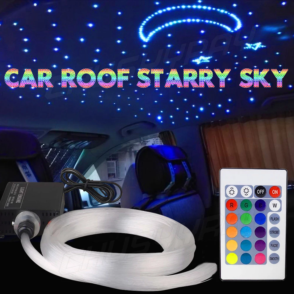 

Car Interior Atmosphere Light Ambient LED Light Strip RGB Invisible USB Fiber Optic Lamp Trim Decor support APP Control