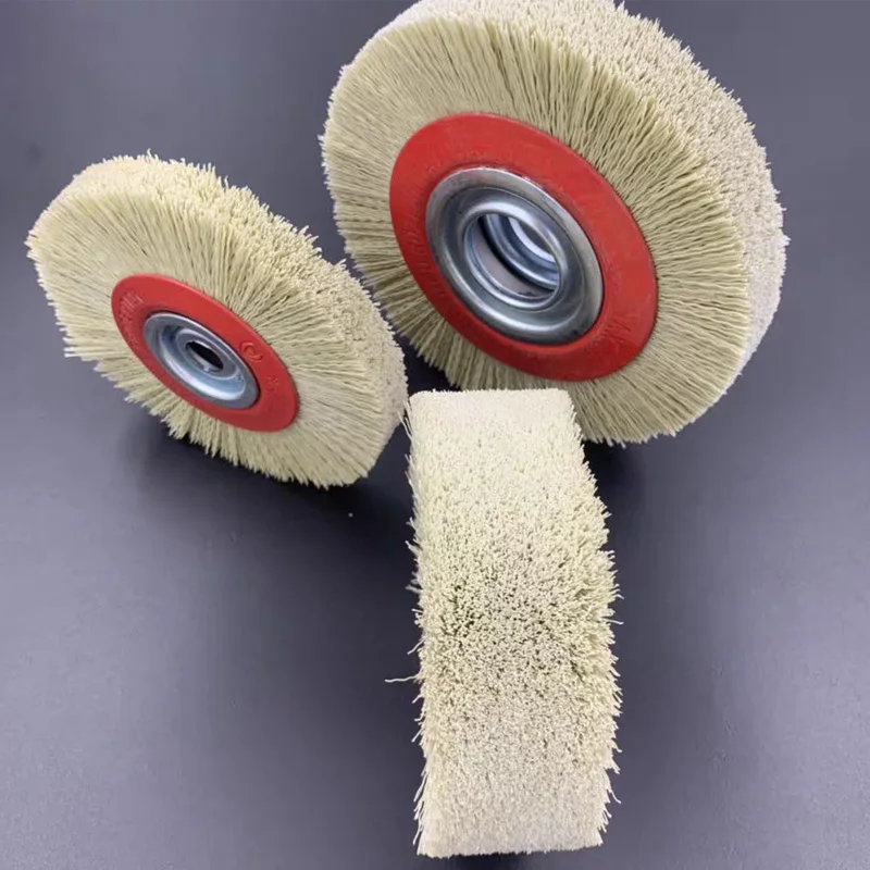 Diamond Wire Brush CBN Tool Passivation Flat Brush for Hard Tungsten Steel Drill Bit Passivation Polishing