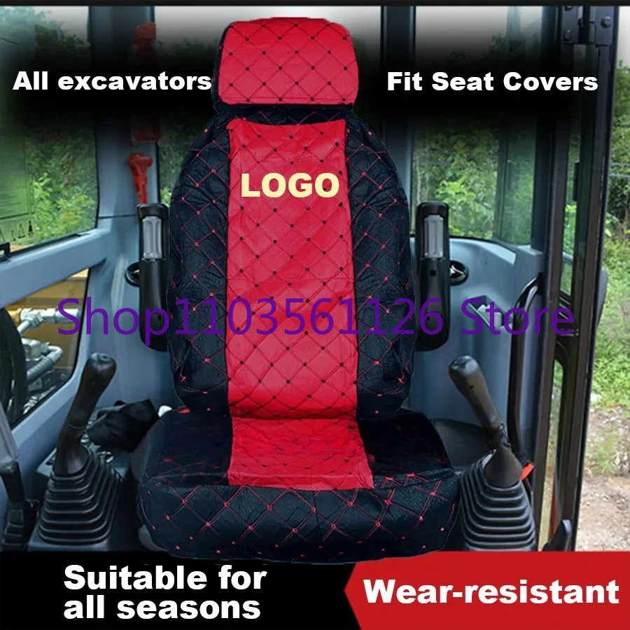 Para Doosan CAT Hitachi Kobelco Sany Hyundai Liugong Komatsu Xcmg Volvo Sdlg kato kubota sumitomo cubierta de asiento de excavadora F0002