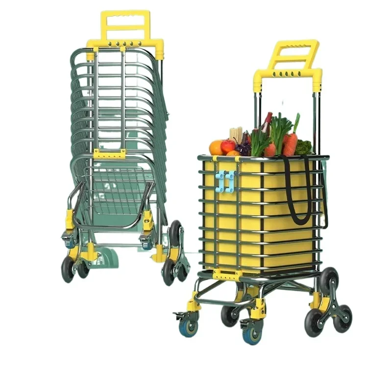E Home climbing artifact shopping shopping shopping folding portable trolley trailer trolley