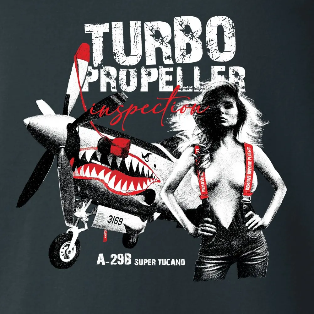 Turbo Propeller Plane A-29B Super Tucano T-Shirt 100% Cotton O-Neck Short Sleeve Summer Casual Mens T-shirt Streetwear