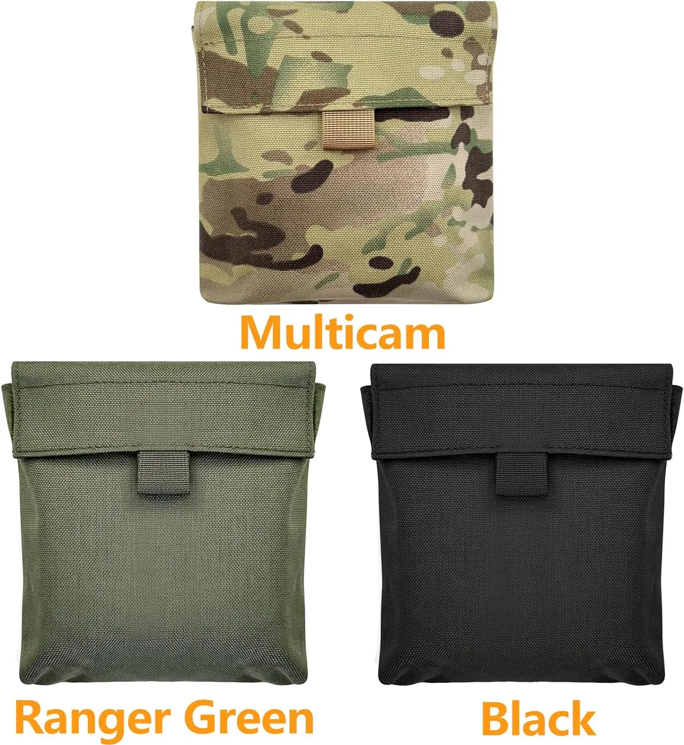 EMERSONGEARS Side Molle EDC Pouches for Tactical vest    Attachment  1000D Nylon Compact Utility Water-Resistant Pouch 2 Pack