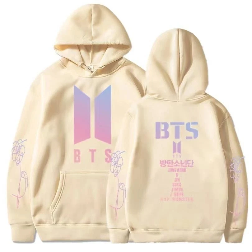 2026 BTS Special Arirang Merry Go Round Autumn and Winter Men's and Women's Hoodies, Comfortable and High-quality Ins Y2k