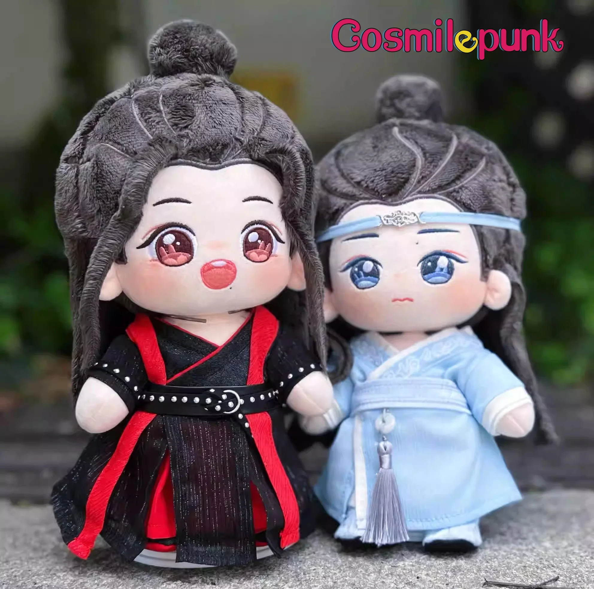 Mo Dao Zu Shi Wei Wuxian Lan Wangji Wang Yibo Xiao Zhan Star 20cm 30cm Plush Doll Toy Skeleton Body Cosplay Cute MDZS GG Presale