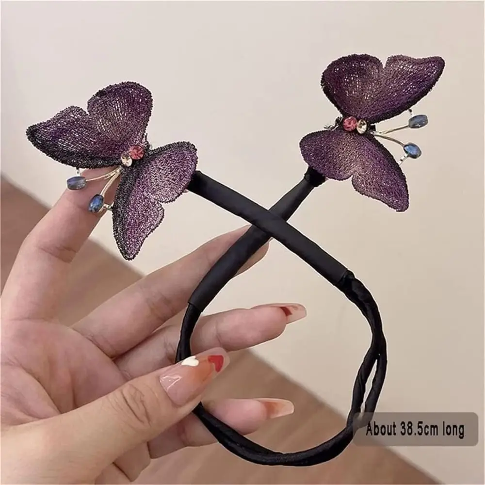 Non-slip Flower Hair Clip Elegant Hair Styling Tool Alloy Lazy Hair Curler Flexible Twist Hairstyle Bun Women Girls