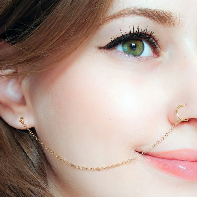Nose pin chain hotsell