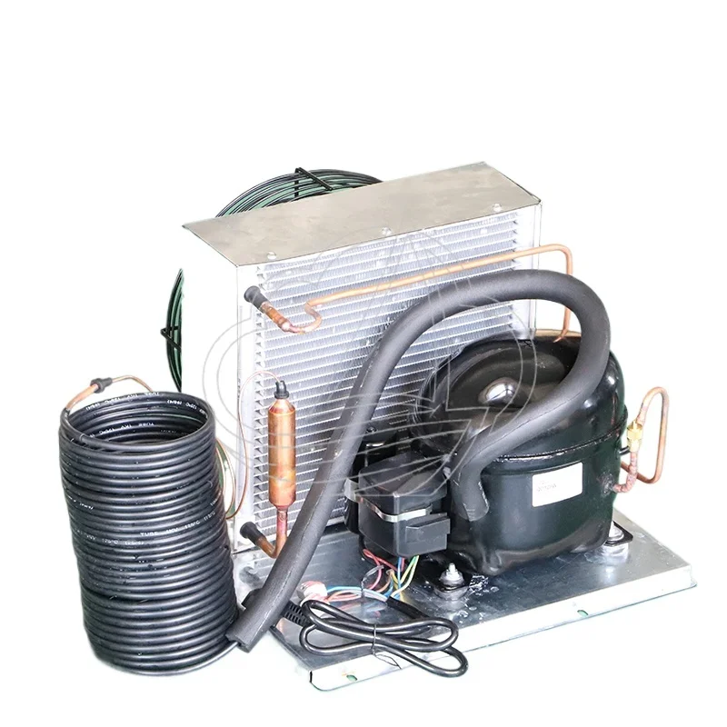 Small QD35W Water-Cooled Refrigeration Chiller, 220V R600A Circulating Water Cooling Unit for Compressor Operation