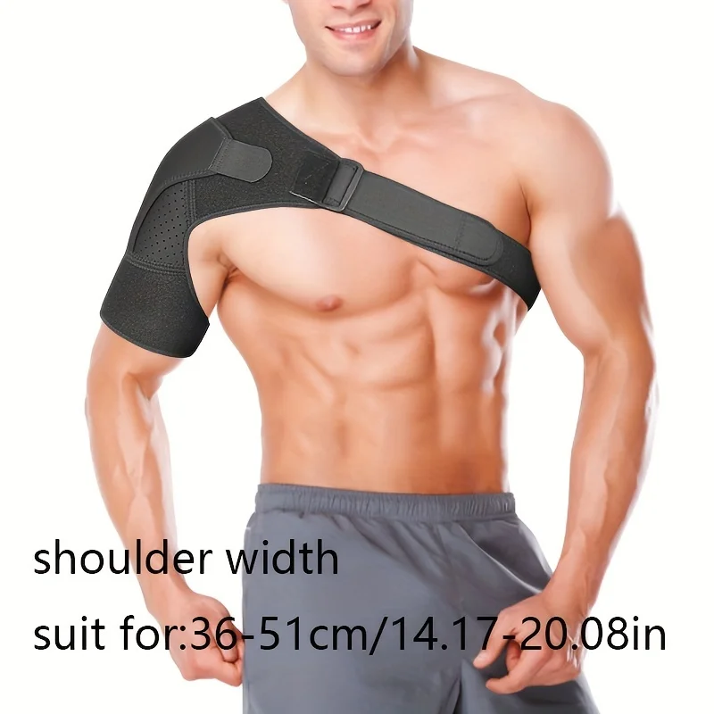 Recovery Shoulder Brace  Immobilizer for Torn Rotator Cuff, AC Joint Pain Relief, , Arm Stability, Injuries, - Adjustable Fits M