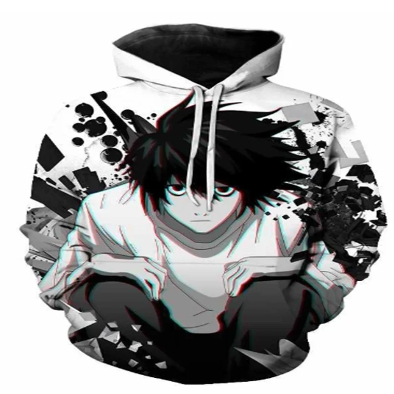 

2024 Cross border Japanese anime 3D digital printing men's and women's casual round neck hoodie autumn and winter sports jacket