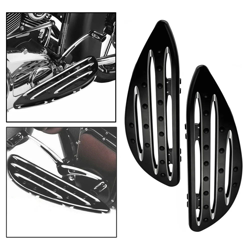 

2 шт. удлиненные передние подножки для мотоциклов Harley Touring Trike FL Softail FLD