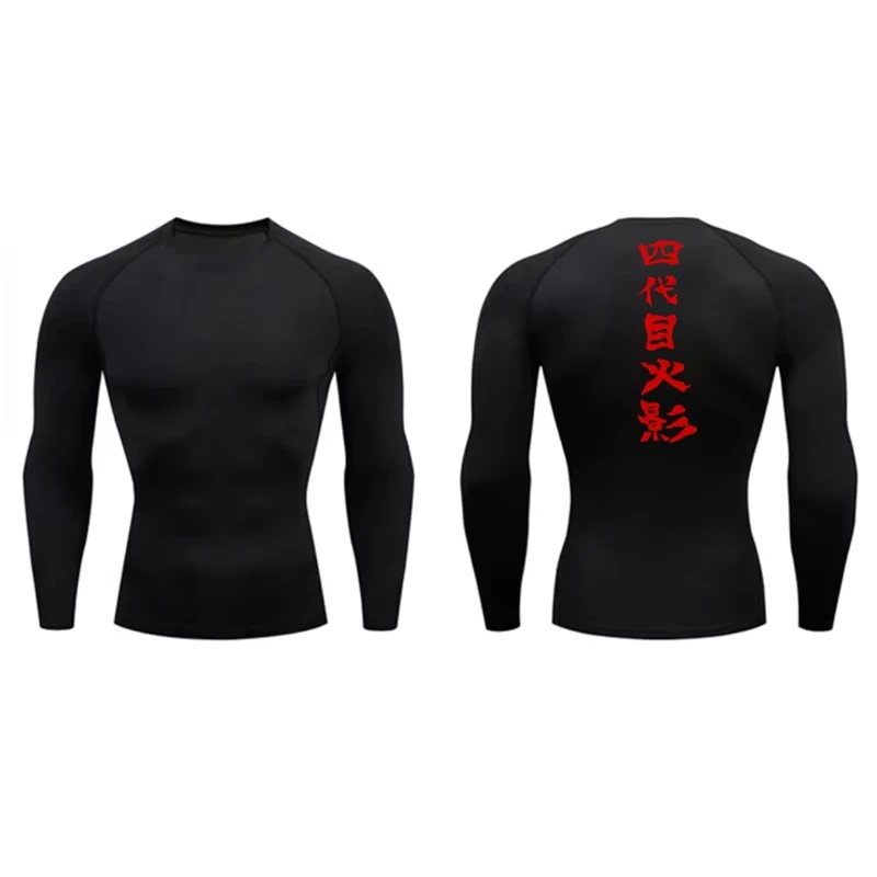 

Graphic Print Athletic Quick Dry Tshirts for Men Gym Workout Training Running Compression Shirt Undershirts Baselayers Tees Tops