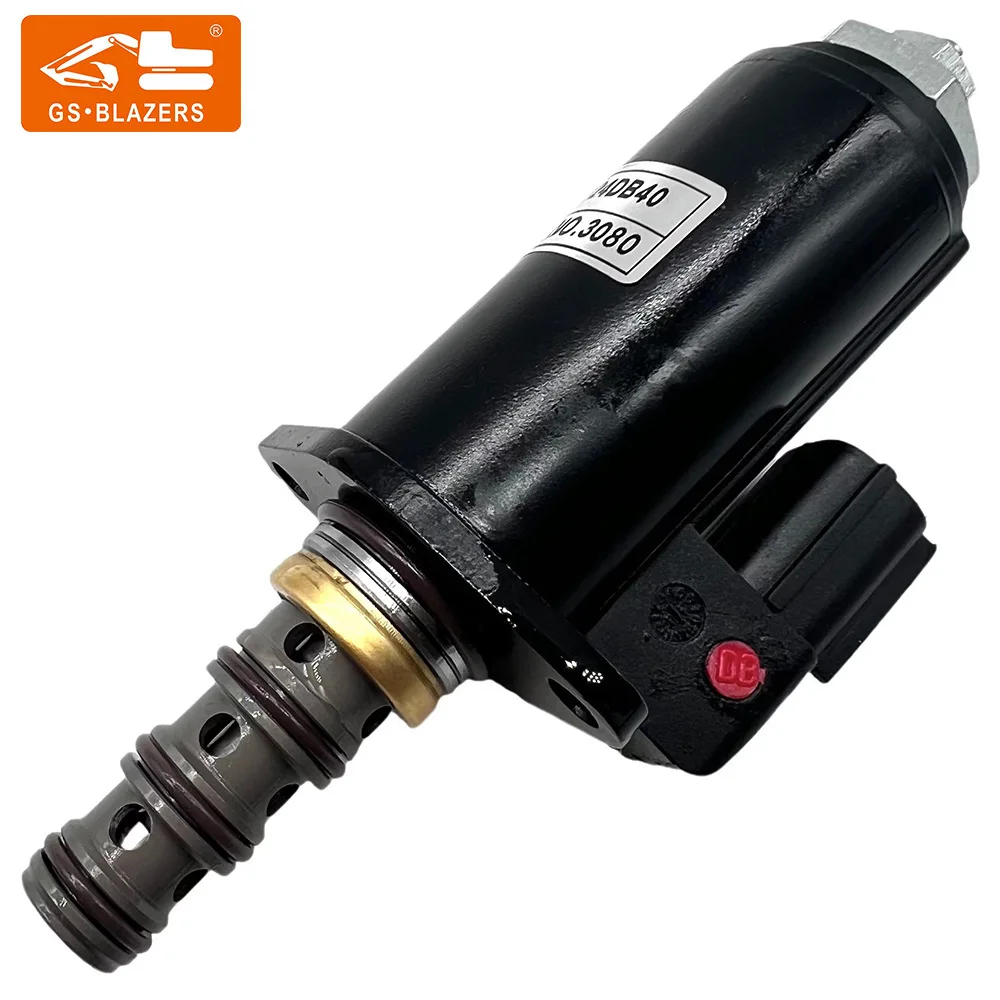Safety Lock Solenoid Valve KWE5K-31/G24DB40-T for SK100 SK120 SK200-3 SK200-6