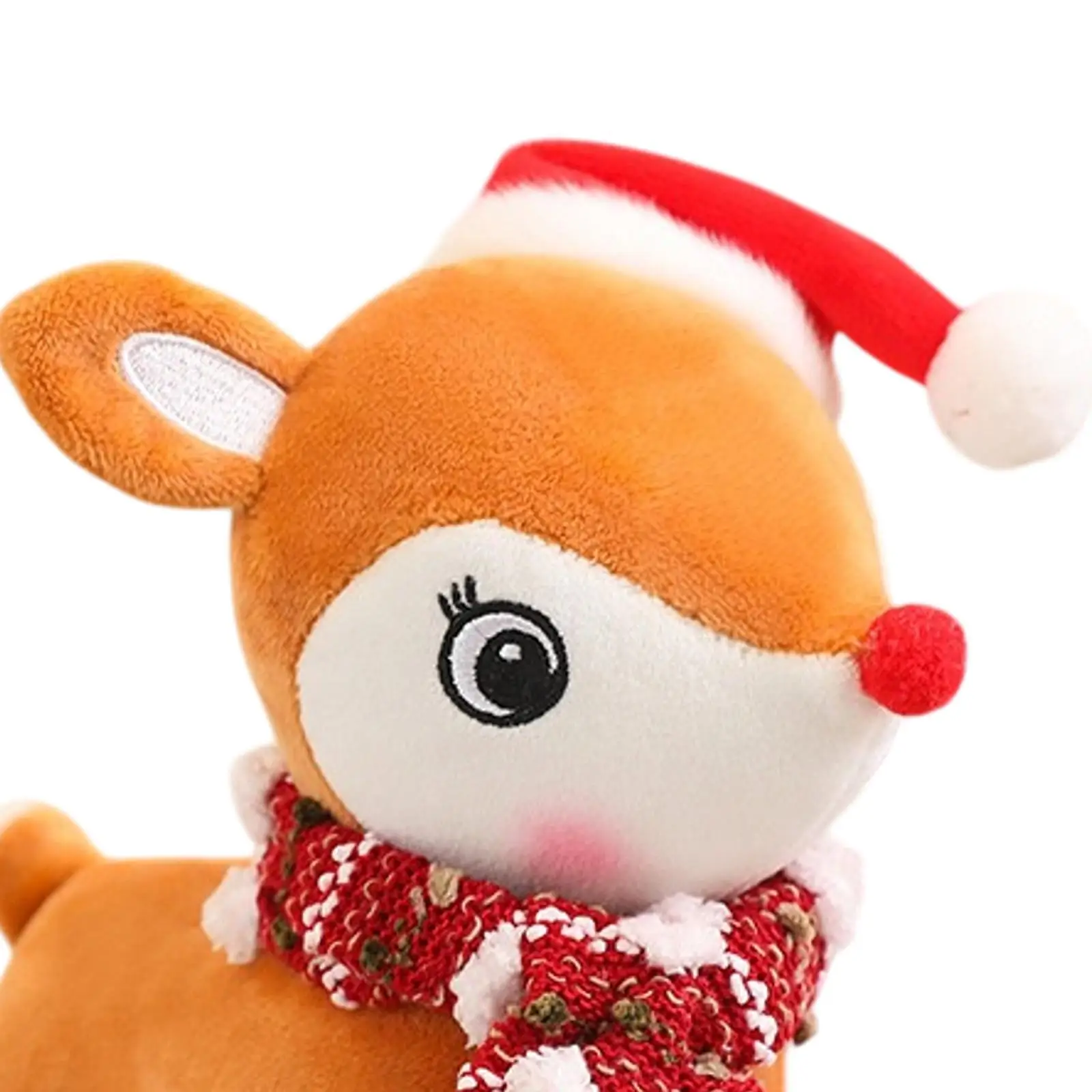 Poupée en peluche pour animaux de compagnie de Noël, jouet en peluche de renne pour les fêtes et les vacances