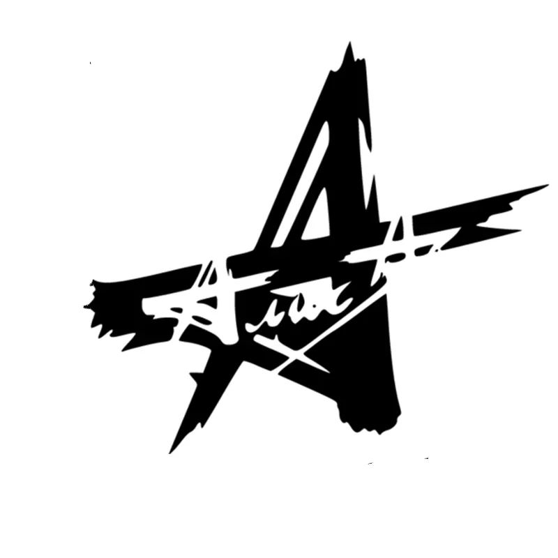 

Five-pointed Star Pattern High Quality Fashion Car Sticker Personalized Pvc Waterproof Decal Color Can Be Customized, 17cm*15cm
