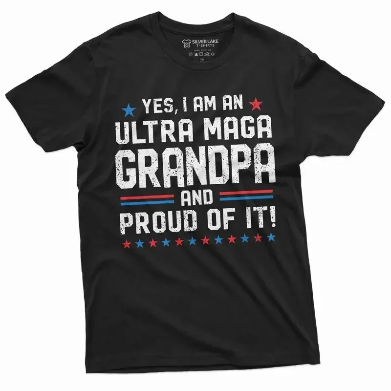 Yes I Am An Ultra Maga Grandpa T Shirt Political Conservative