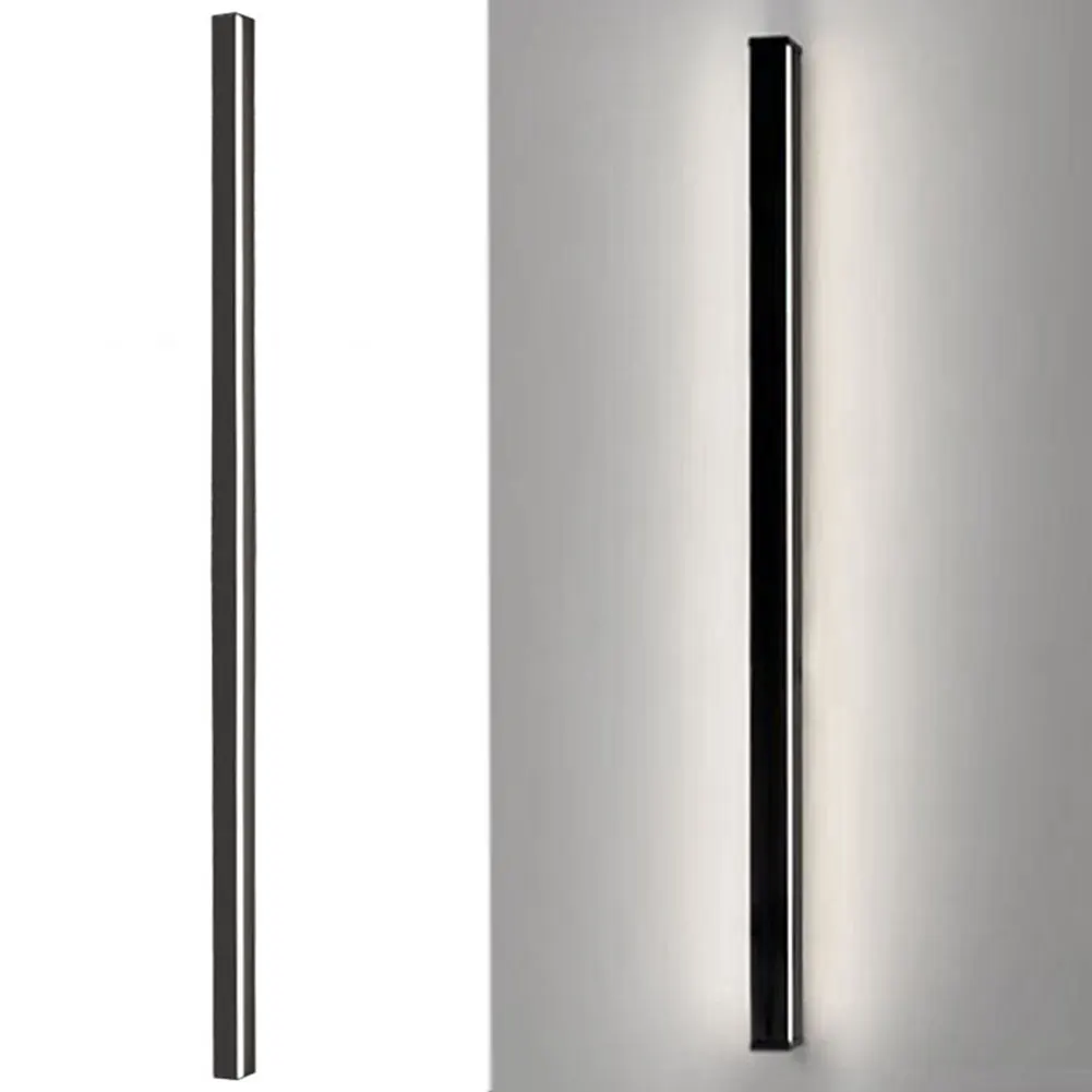 

Простой линейный настенный светильник LED 3000K, водонепроницаемый уличный настенный светильник-полоса для спальни и помещений