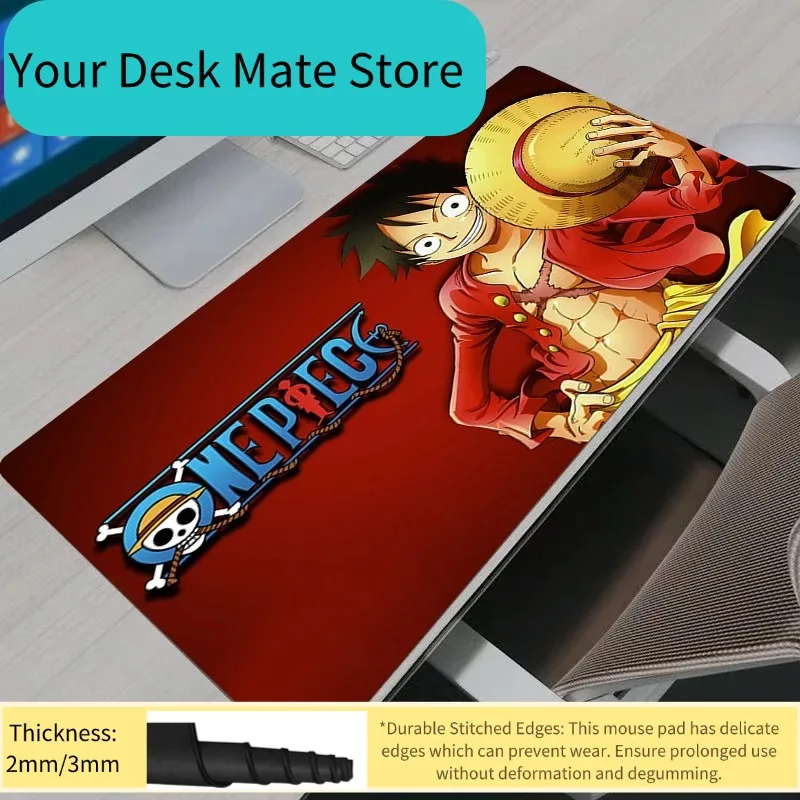 Mouse Pad Gaming XL Home New HD PC Mousepad XXL Keyboard Pad Non-Slip Office Carpet Laptop Japan Game Anime One Piece Mouse Pads
