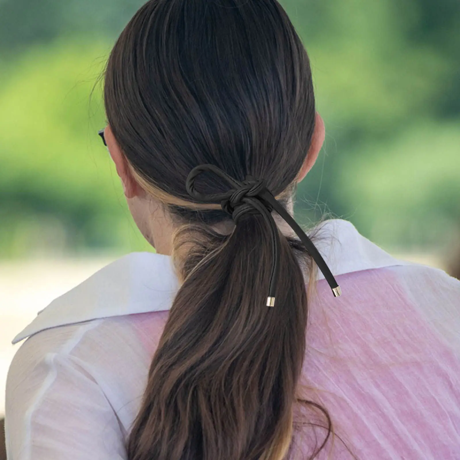 

1Pcs Fashionable Hair Wire Tie Adjustable Ponytail Holder Super Cute Hair Ropes for Women Daily Outfit Match