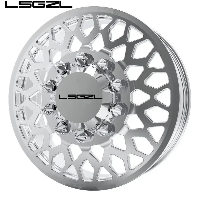 i LSGZL 20*8.25 22*8.25 24*8.25 26*8.25 30*8.25 Polish 8x200 Dually Wheels Et132 145 156 168 Dually Truck Wheels for chevy 2