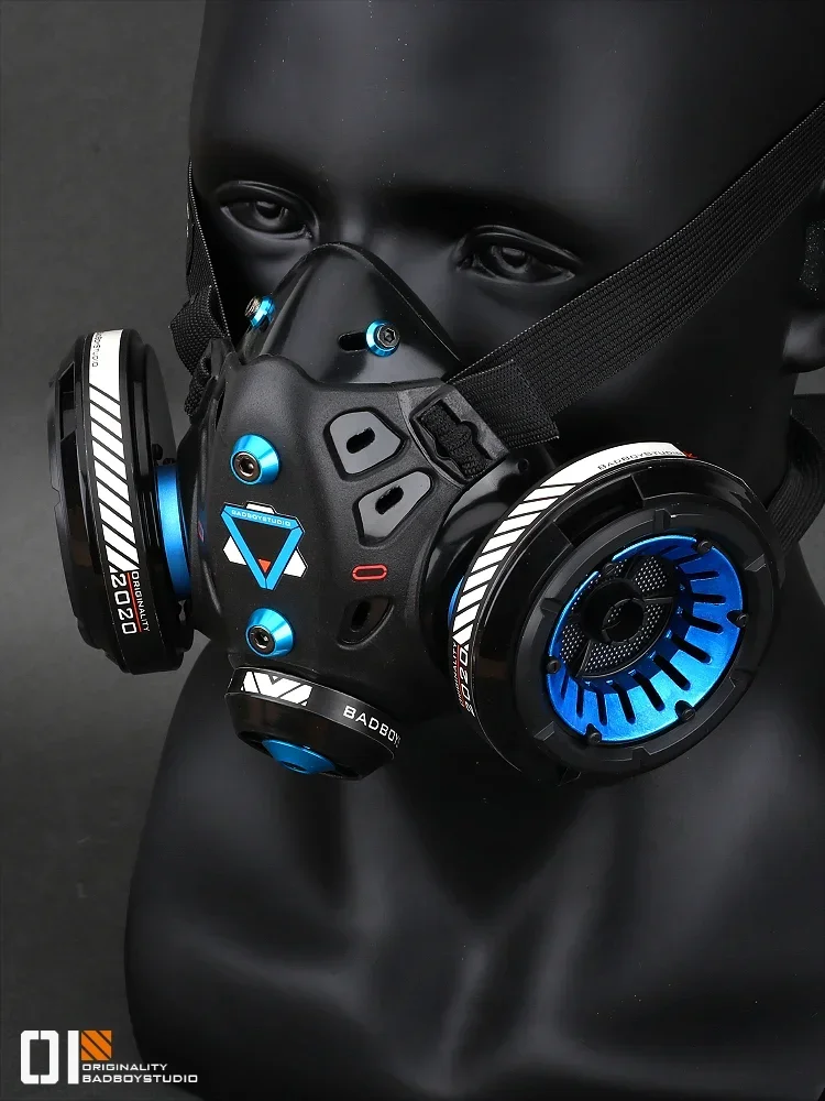 NUEVO en stock Cyberpunk Mask Battle 03 Máscara de gas Cos Ciencia ficción Máquinas de accesorios de cine y televisión