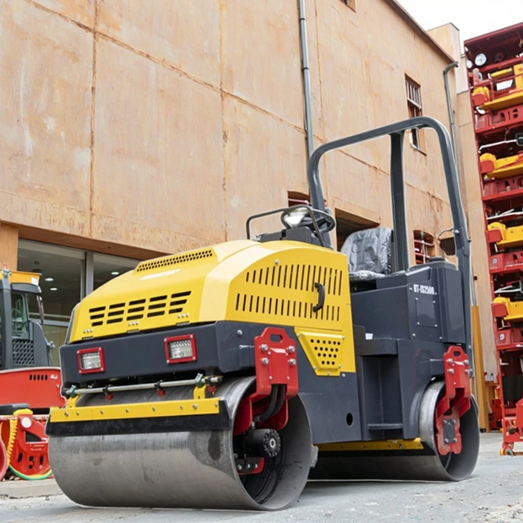 

1/1.5/2/2.5 Ton Heavy Duty Vibratory Road Machine Diesel Engine Road Roller Compactor for Sale