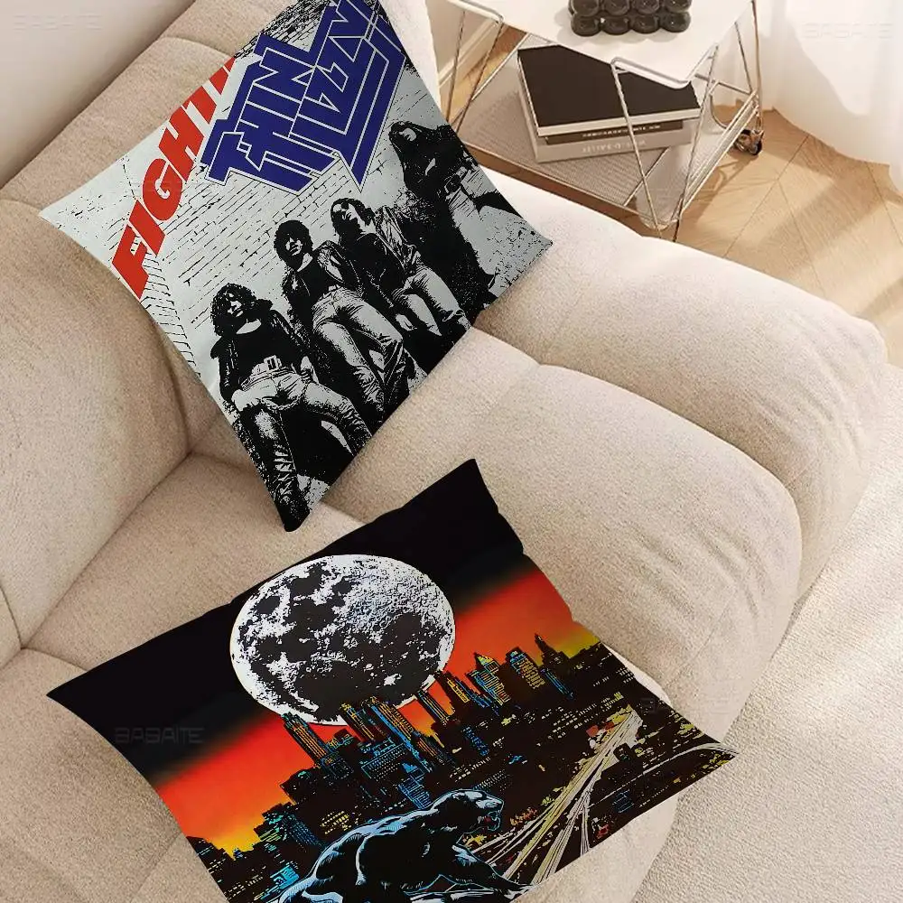 Classic Rapper Thin Lizzy Band Personalized Picture Text Home Decorative Pillows Household Gifts 45x45cm