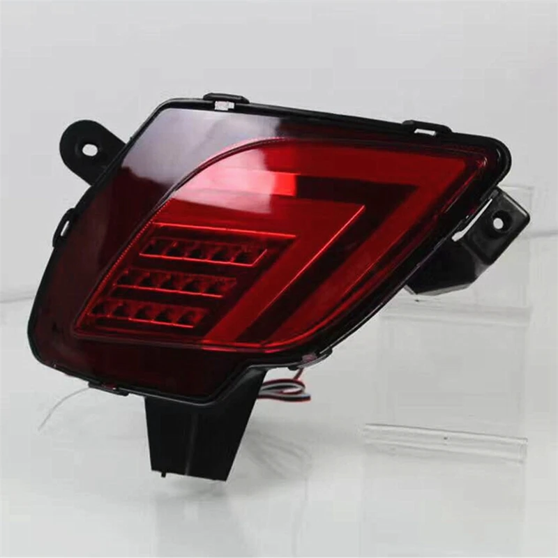 2Pcs For Mazda Cx-5 Cx5 2013-2016 Multi-Function Car Led Tail Light Rear Bumper Light Rear Fog Lamp Brake Light Reflector