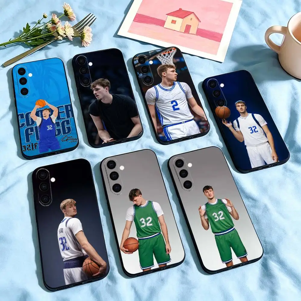 Basketball C-Cooper Flagg  Phone Case For Samsung Galaxy A73,A72,A71,A70,A53,A52,A51,Others Soft Black Cover