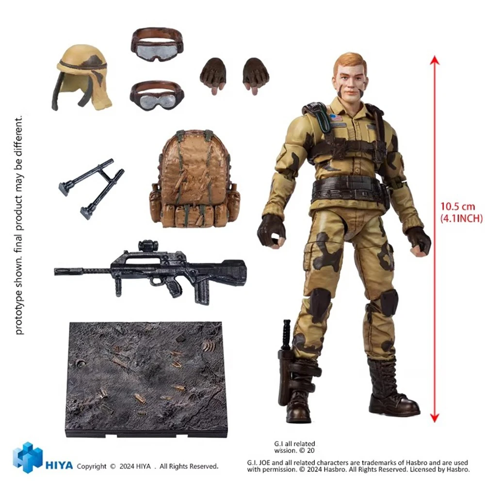 

HIYA 1/18th Toys Model Special Soldier Doll Mission Operation Unit About 4.11"（10.5CM) Full Set Figure Gift For Fans