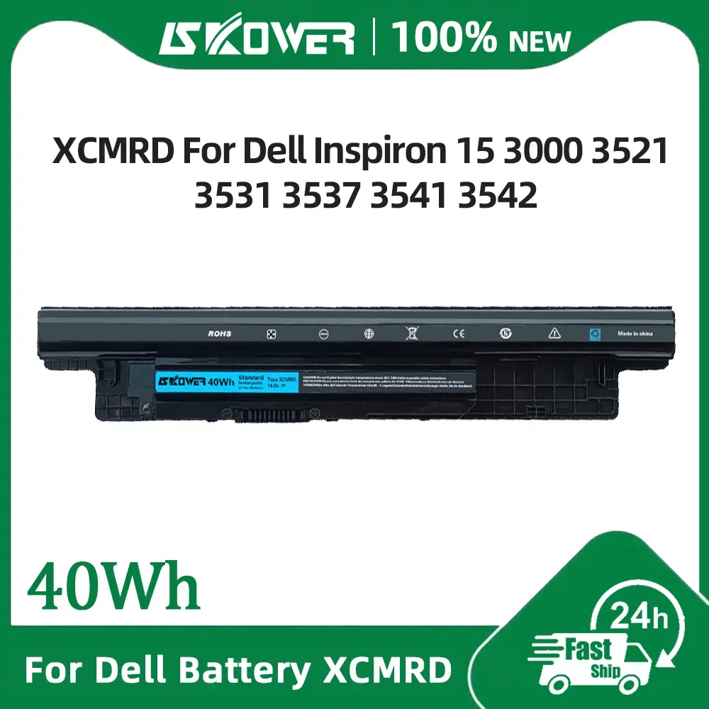 

SKOWER 40Wh XCMRD Battery For Dell Inspiron 15 3521 3531 3537 3541 3542 15R 5537 5521 14R 3421 3437 5421 5437 Vostro 2421 2521