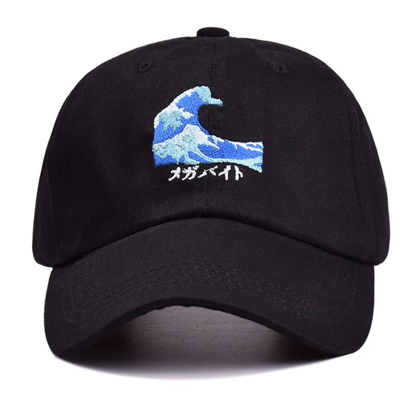 Wave Men Women Baseball Cap Japan Katsushika Hokusai Kanagawa Surf Snapback Embroidered Sports Sun Visor Hats Gorras H074