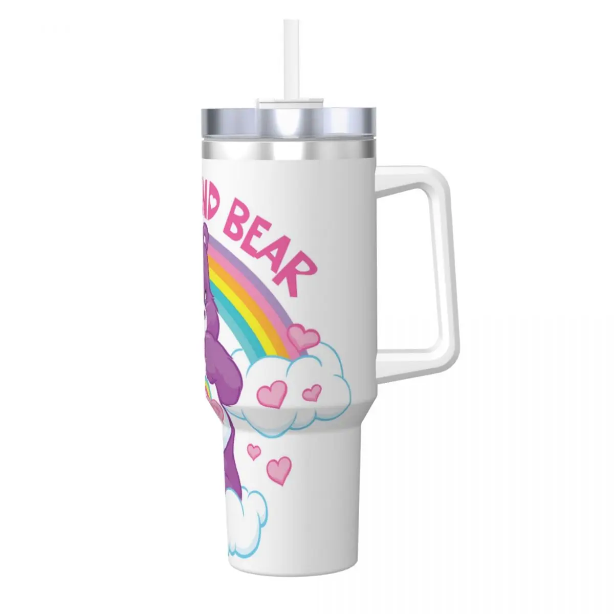 Care Bears Stainless Steel Tumbler Travel Car Mugs 40oz Thermal Mug Insulated Cold and Hot Milk Tea Water Bottle