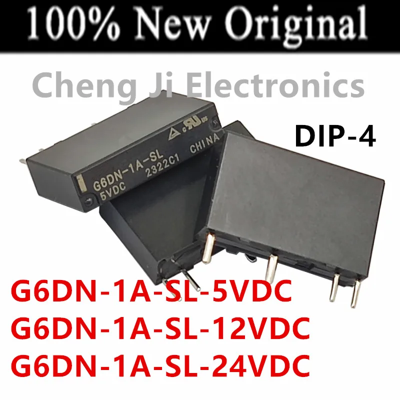 10PCS/Lot   G6DN-1A-SL-5VDC 、G6DN-1A-SL-12VDC 、G6DN-1A-SL-24VDC   DIP-4   New Original Power Relay   G6DN-1A-SL-DC12V、G6DN-1A-SL