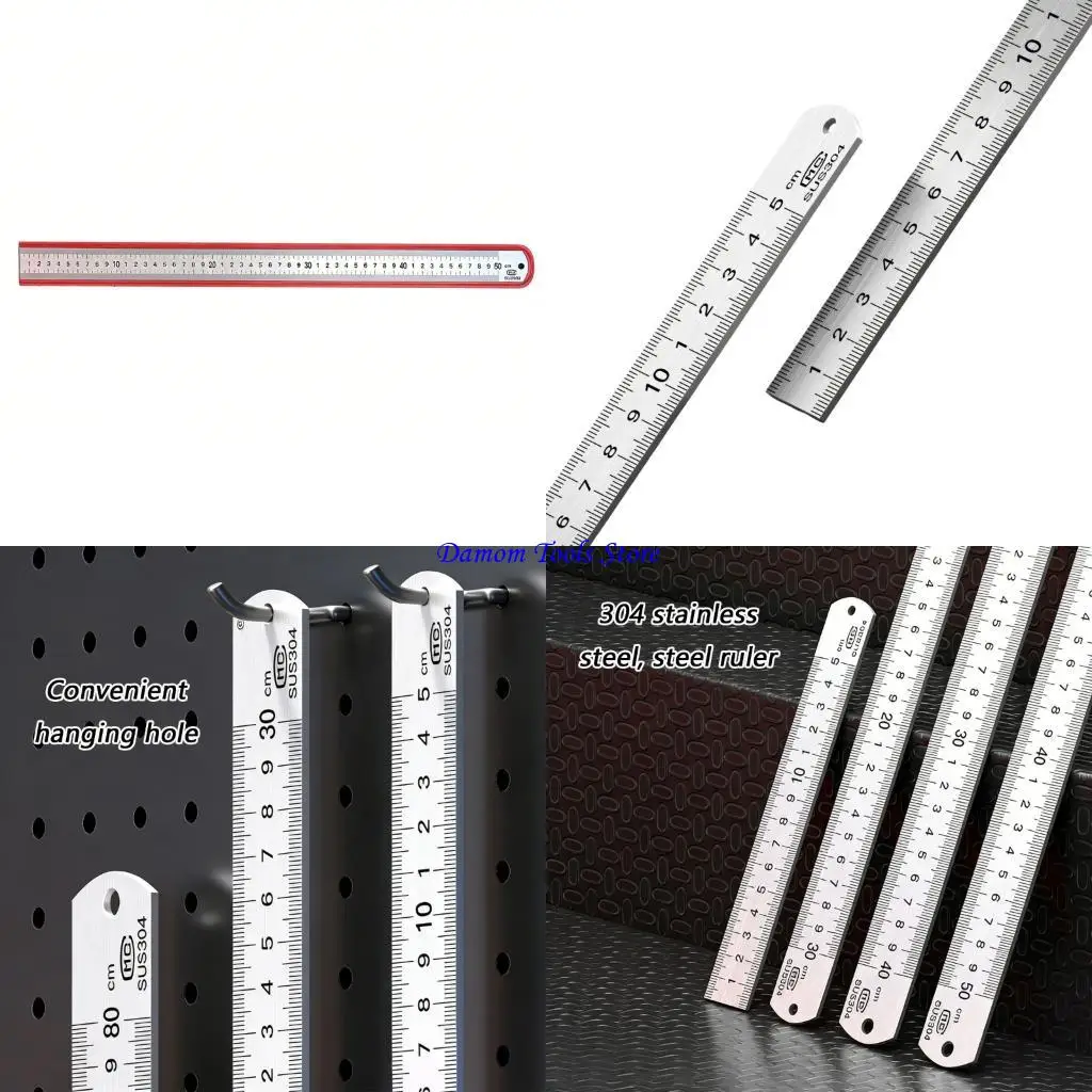 57BE High Precise Stainless Steel Ruler For Construction Engineers And Designers