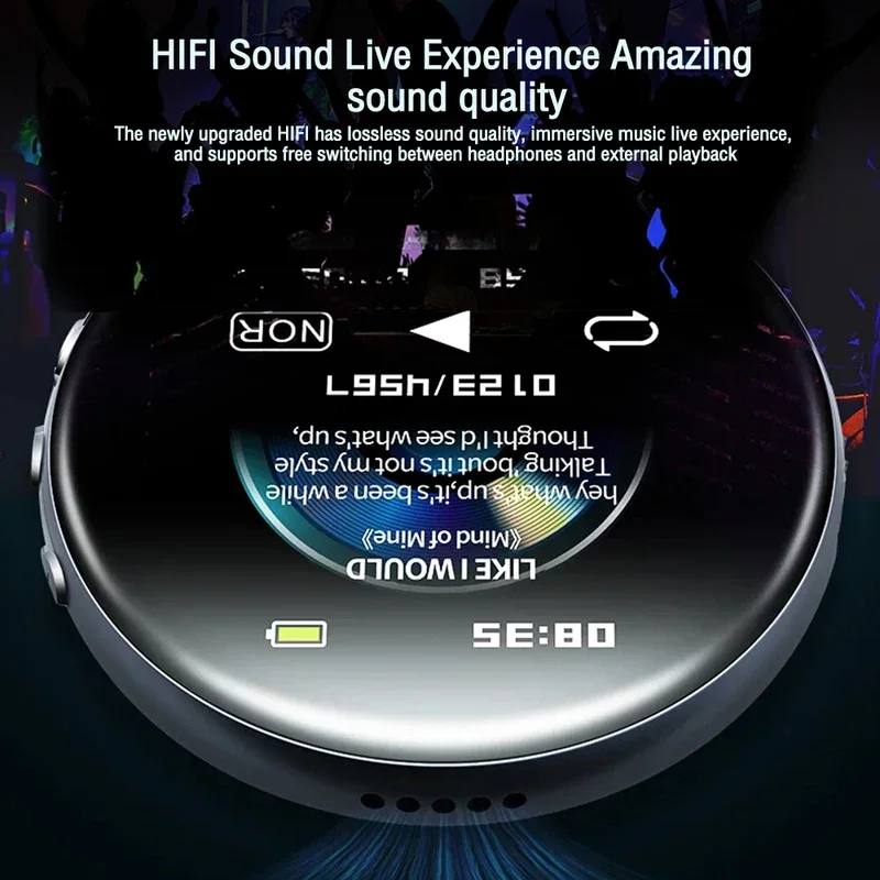 Mini saku Hifi MP3 Reproductor De Musica Walkman Smart Timming perekam jam Alarm mendukung FM E-book Headset Multi Bahasa