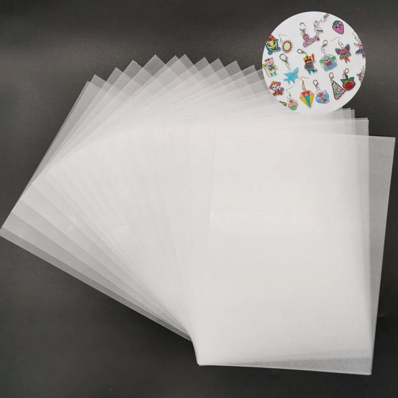 

40Pcs Shrink Dink Plastic Sheets Shrink Fun Paper Thermal Heat Shrink Film Sheets Blank Shrink Art Film Paper for DIY Craft