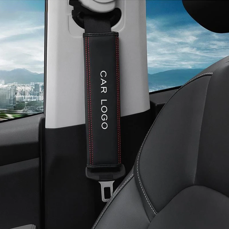 2PCS High Quality Car Seat Belt Protection Shoulder Pad Cover For AUDI A3 A4 A5 A7 A8 Q3 Q5 Q7 S3 S4 S5 S6 Interior Accessories