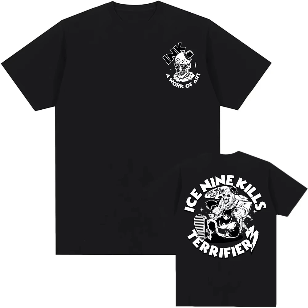 

A Work of Art INK T-shirt Grunge Tshirts ShortSleeve O-neck Cotton T Shirt for Male Unisex Streetwear Graphic Tee